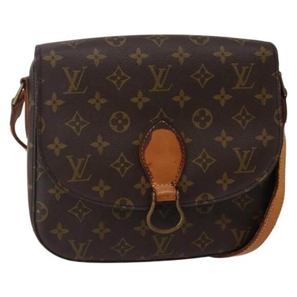 LOUIS VUITTON Monogram Saint Cloud GM Shoulder Bag M51242 LV Auth 142717 - Picture 1 of 16
